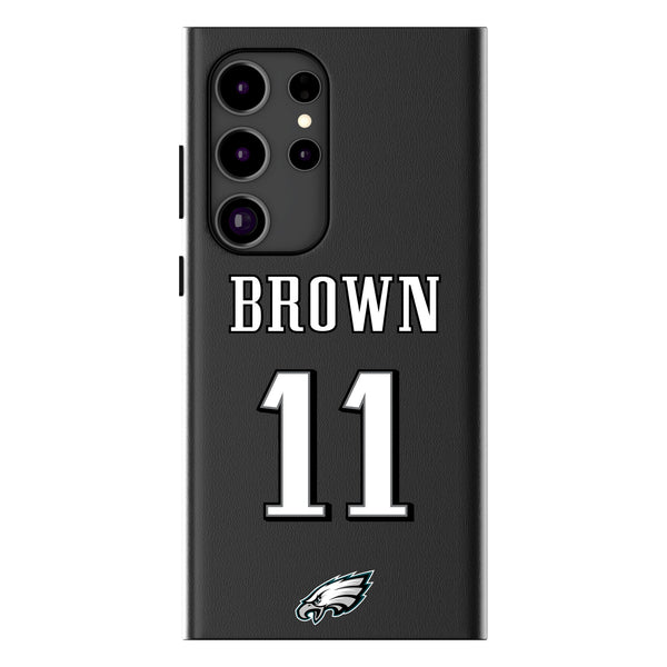 A.J. Brown Philadelphia Eagles 11 Ready Galaxy MagSafe Compatible Phone Case for Samsung Galaxy