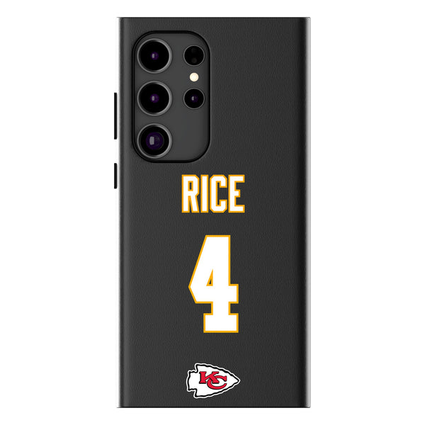 Rashee Rice Kansas City Chiefs 4 Ready Galaxy MagSafe Compatible Phone Case for Samsung Galaxy