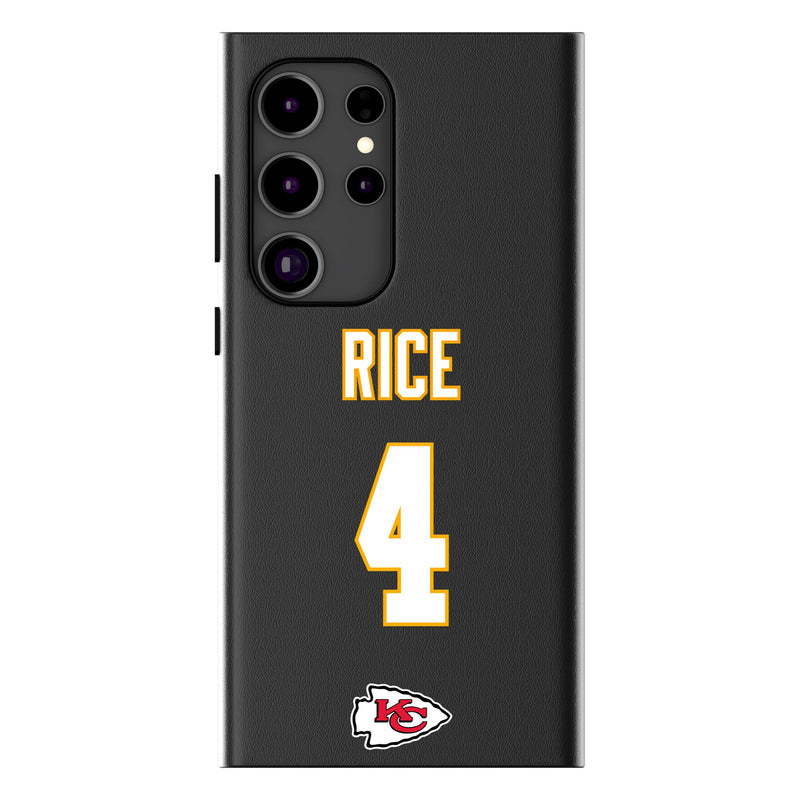 Rashee Rice Kansas City Chiefs 4 Ready Galaxy MagSafe Compatible Phone Case for Samsung Galaxy