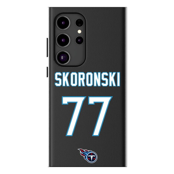 Peter Skoronski Tennessee Titans 77 Ready Galaxy MagSafe Compatible Phone Case for Samsung Galaxy