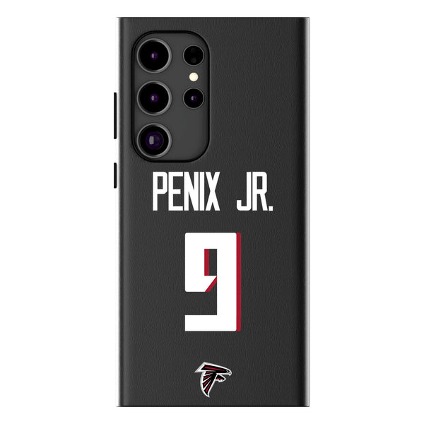 Michael Penix Jr. Atlanta Falcons 9 Game Tactic Galaxy MagSafe Compatible Phone Case for Samsung Galaxy