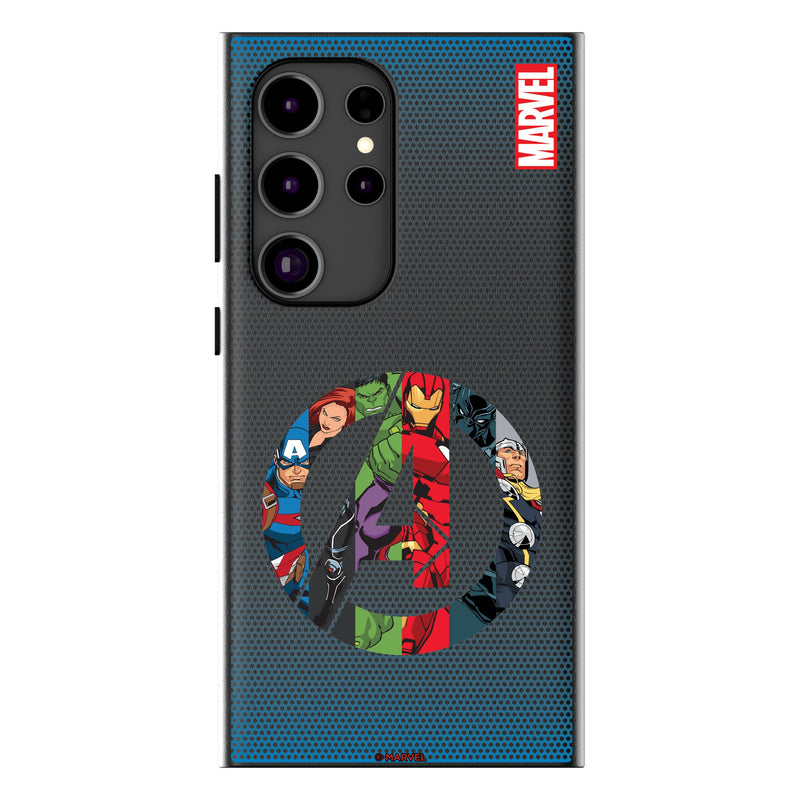 Marvel Avengers Avengers Grid Galaxy MagSafe Compatible Phone Case