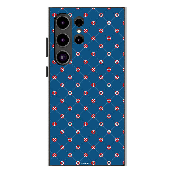 Marvel Avengers Captain America Pattern Galaxy MagSafe Compatible Phone Case for Samsung Galaxy