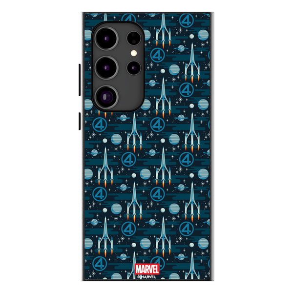 Marvel Fantastic Four Pattern Galaxy MagSafe Compatible Phone Case for Samsung Galaxy