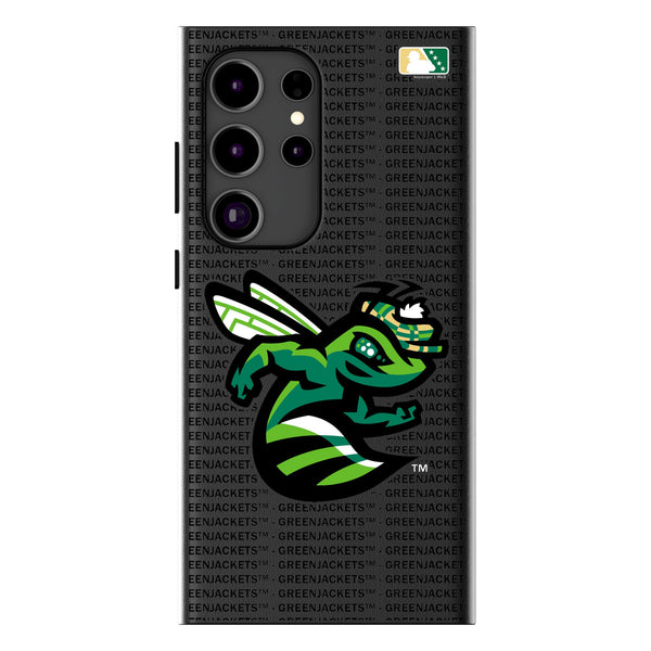 Augusta GreenJackets Text Backdrop Galaxy MagSafe Compatible Phone Case