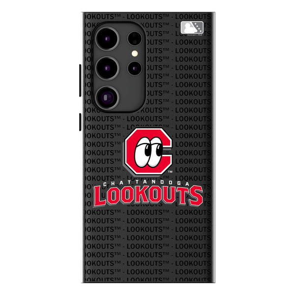 Chattanooga Lookouts Text Backdrop Galaxy MagSafe Compatible Phone Case