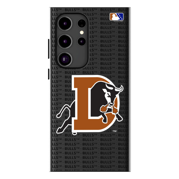 Durham Bulls Text Backdrop Galaxy MagSafe Compatible Phone Case