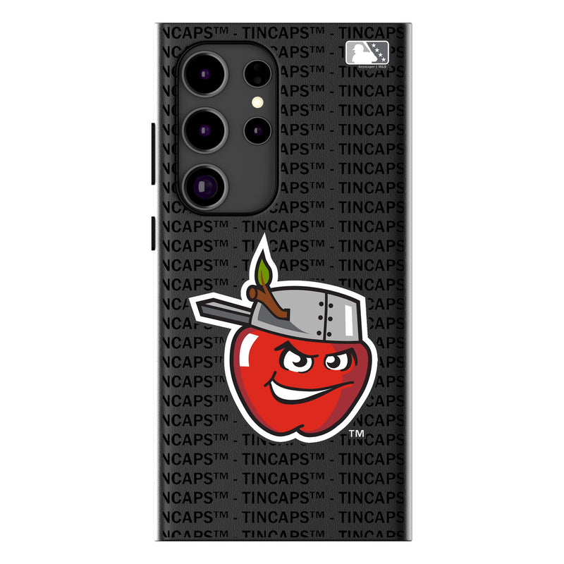 Fort Wayne TinCaps Text Backdrop Galaxy MagSafe Compatible Phone Case