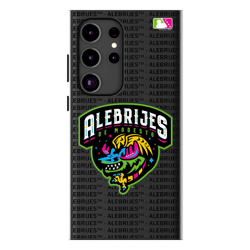 Modesto Alebrijes Text Backdrop Galaxy MagSafe Compatible Phone Case