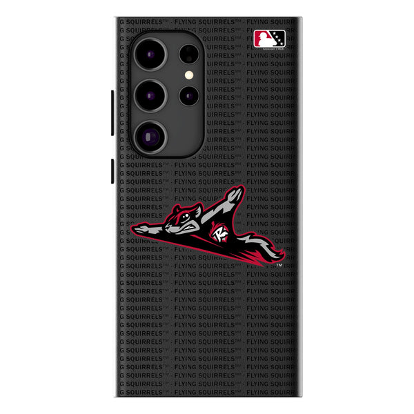 Richmond Flying Squirrels Text Backdrop Galaxy MagSafe Compatible Phone Case