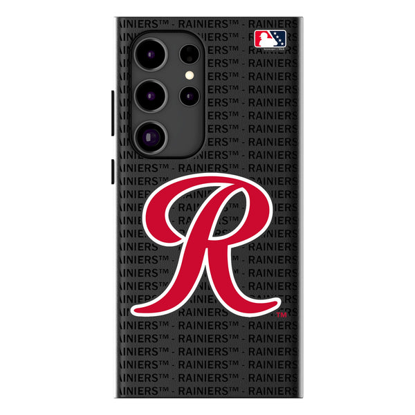 Tacoma Rainiers Text Backdrop Galaxy MagSafe Compatible Phone Case