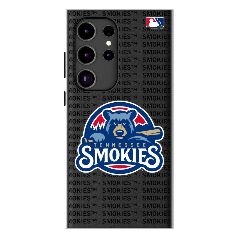 Tennessee Smokies Text Backdrop Galaxy MagSafe Compatible Phone Case