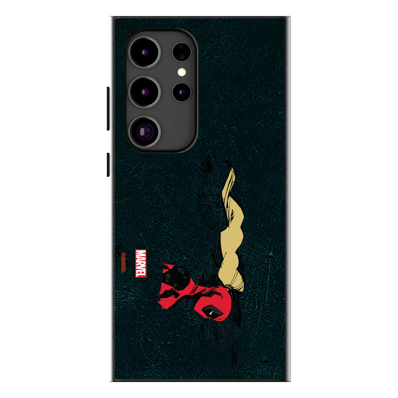 Marvel Ladypool Badge Galaxy MagSafe Compatible Phone Case for Samsung Galaxy