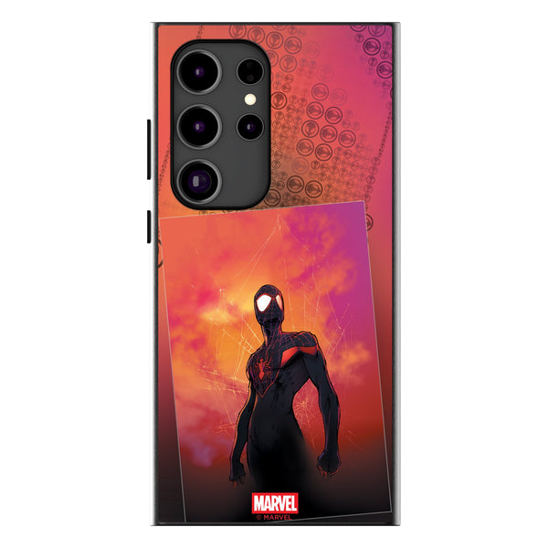Marvel Miles Morales Cover Art Galaxy MagSafe Compatible Phone Case for Samsung Galaxy