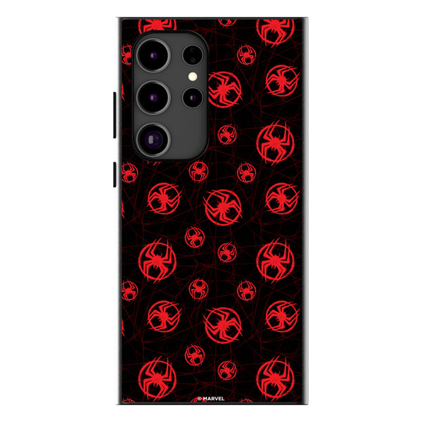 Marvel Miles Morales Pattern Galaxy MagSafe Compatible Phone Case for Samsung Galaxy