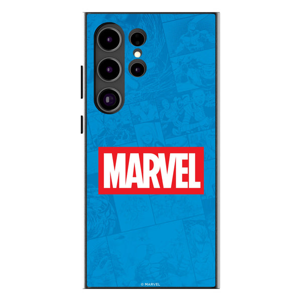 Marvel Comics Marvel Logo Galaxy MagSafe Compatible Phone Case for Samsung Galaxy