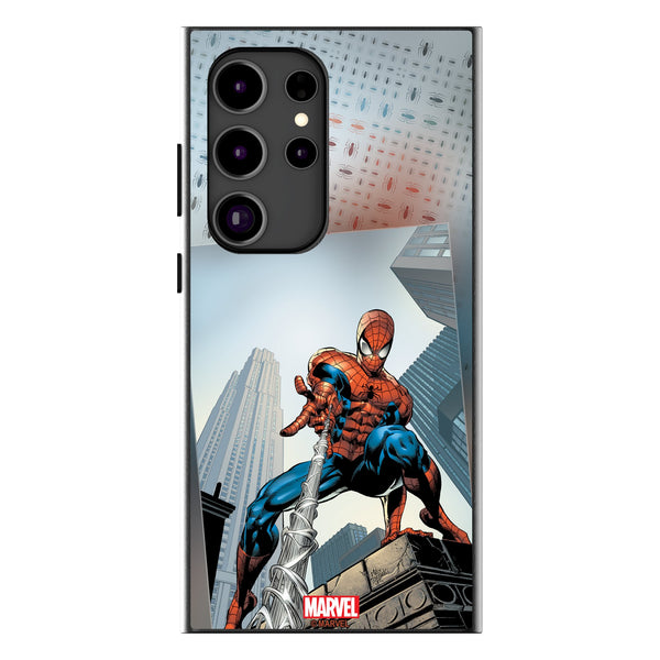 Marvel Spider-Man Cover Art Galaxy MagSafe Compatible Phone Case for Samsung Galaxy