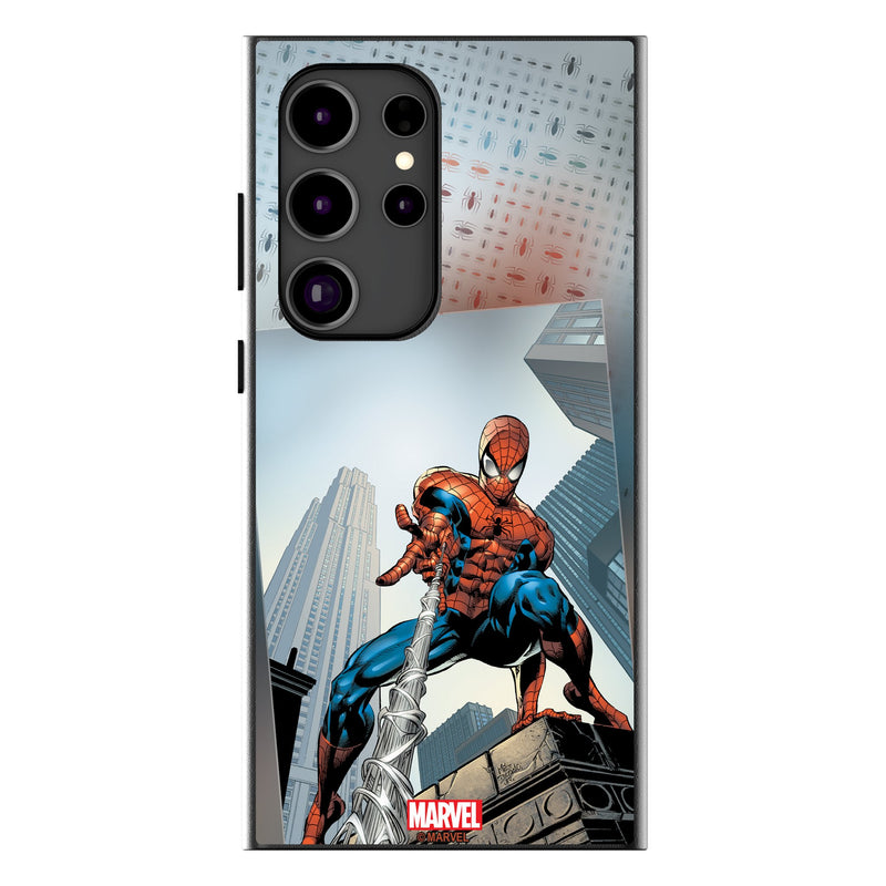Marvel Spider-Man Cover Art Galaxy MagSafe Compatible Phone Case for Samsung Galaxy