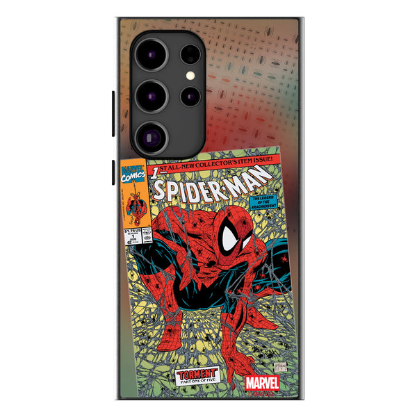 Marvel Spider-Man Classic Cover Galaxy MagSafe Compatible Phone Case for Samsung Galaxy