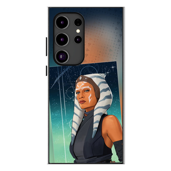 Star Wars Ahsoka Portrait Galaxy MagSafe Compatible Phone Case