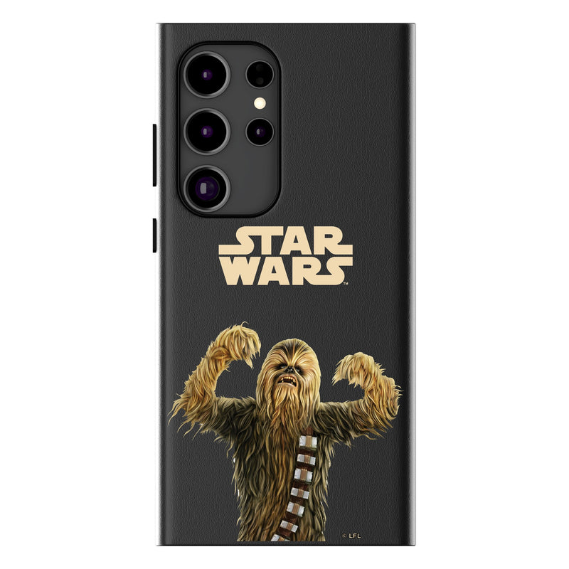 Star Wars Chewbacca Color Block Galaxy MagSafe Compatible Phone Case