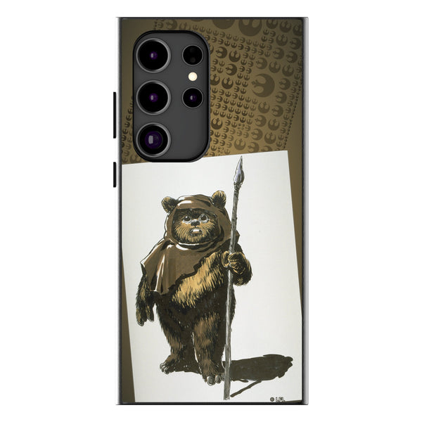 Star Wars Ewok Portrait Galaxy MagSafe Compatible Phone Case