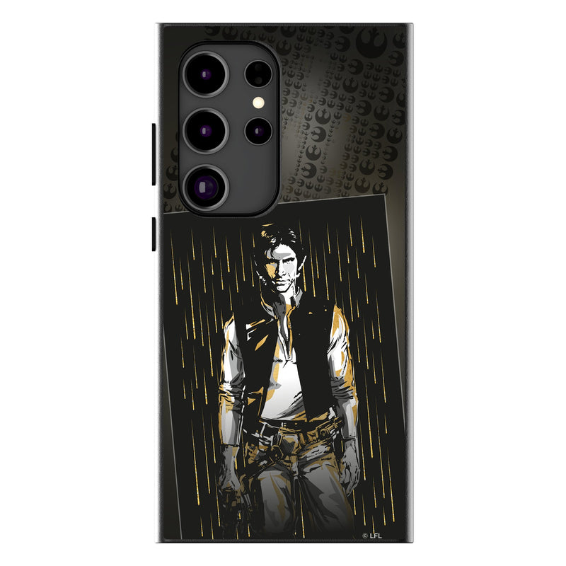 Star Wars Han Solo Portrait Galaxy MagSafe Compatible Phone Case