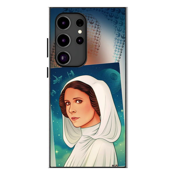 Star Wars Princess Leia Organa Portrait Galaxy MagSafe Compatible Phone Case