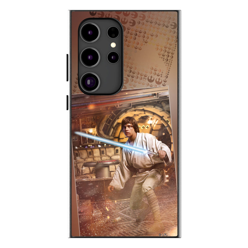 Star Wars Luke Skywalker Portrait Galaxy MagSafe Compatible Phone Case