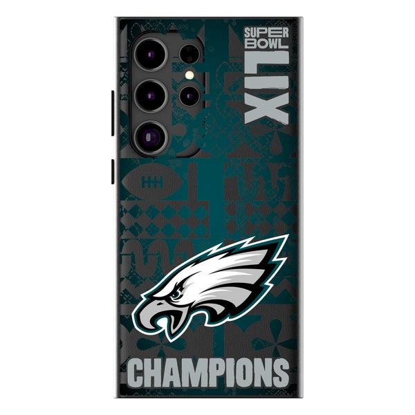 Philadelphia Eagles 2025 Super Bowl Galaxy MagSafe Compatible Phone Case for Samsung Galaxy