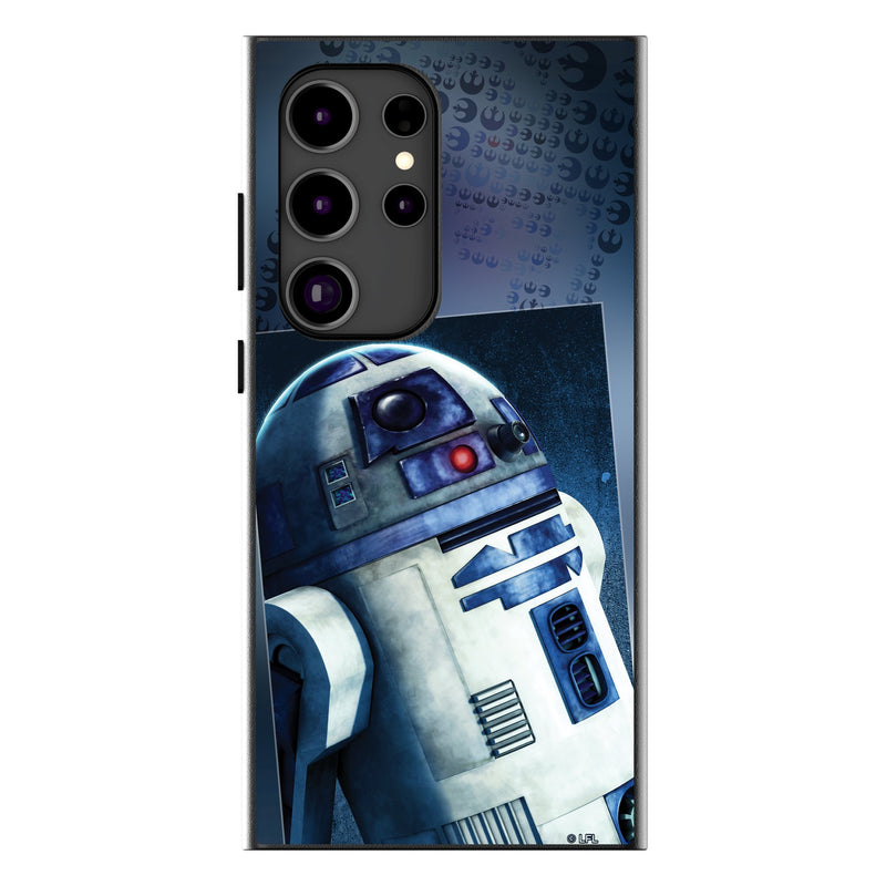 Star Wars R2-D2 Portrait Galaxy MagSafe Compatible Phone Case