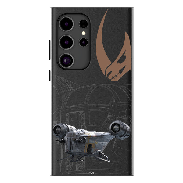 Star Wars Razor Crest FactionTech Galaxy MagSafe Compatible Phone Case for Samsung Galaxy