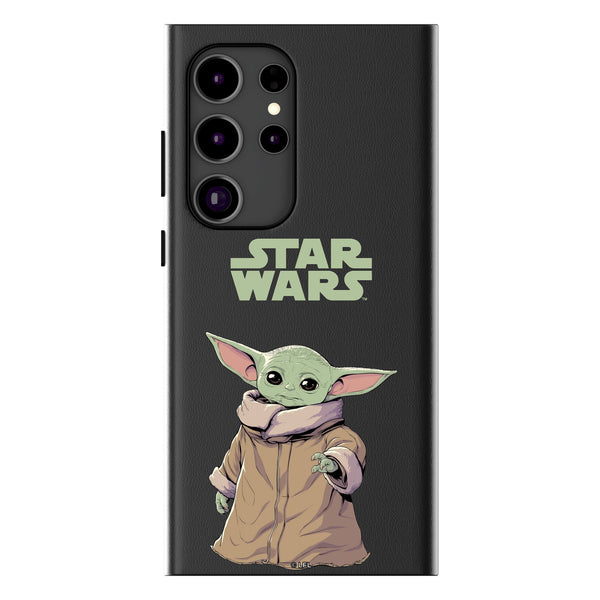 Star Wars: The Mandalorian Grogu Color Block Galaxy MagSafe Compatible Phone Case