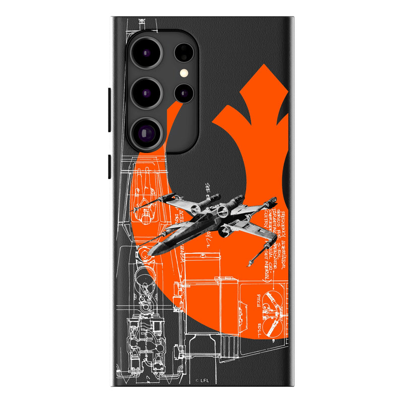 Star Wars X-Wing FactionTech Galaxy MagSafe Compatible Phone Case for Samsung Galaxy