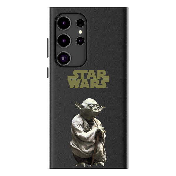 Star Wars Yoda Color Block Galaxy MagSafe Compatible Phone Case