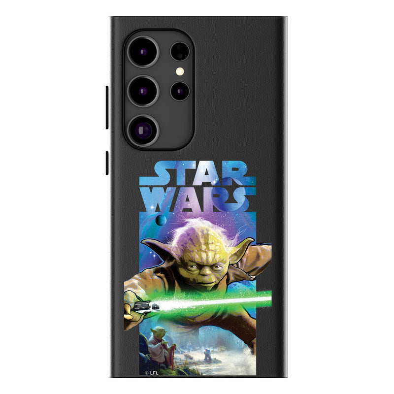 Star Wars Yoda Portrait Collage Galaxy MagSafe Compatible Phone Case