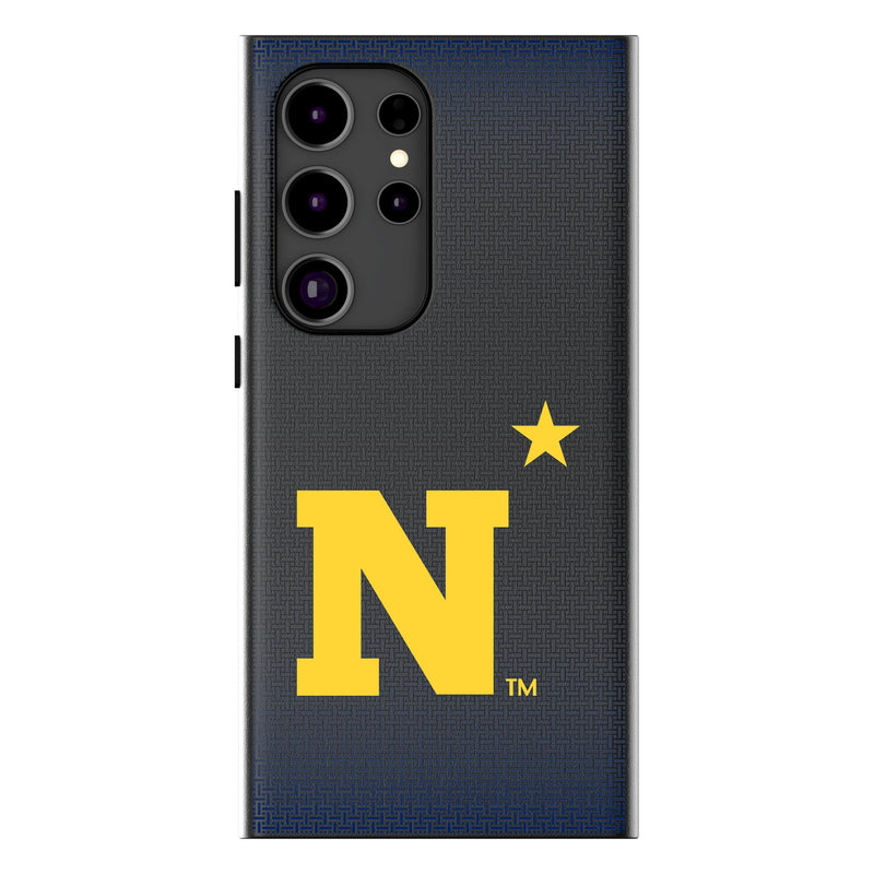 United State Naval Academy Midshipmen Linen Galaxy MagSafe Compatible Phone Case