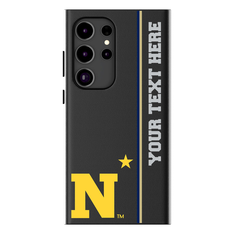 United State Naval Academy Midshipmen Personalized Sidebard Galaxy MagSafe Compatible Phone Case for Samsung Galaxy