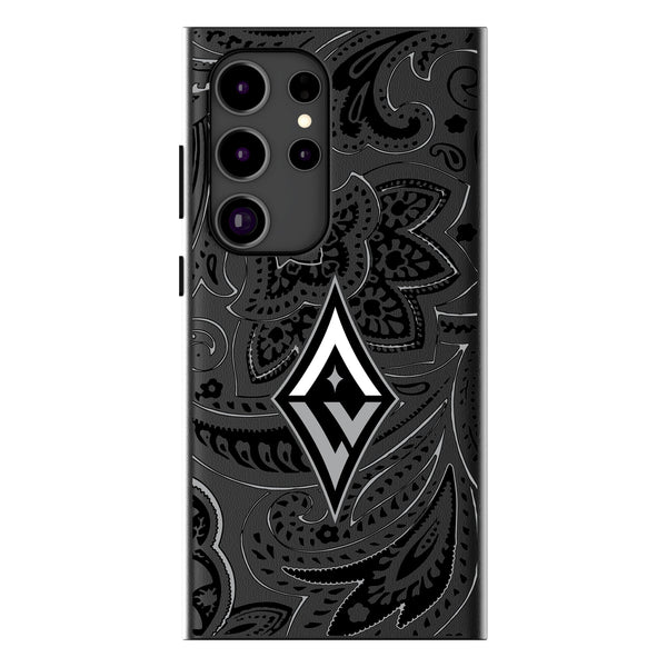 Las Vegas Aces Paisley Galaxy MagSafe Compatible Phone Case