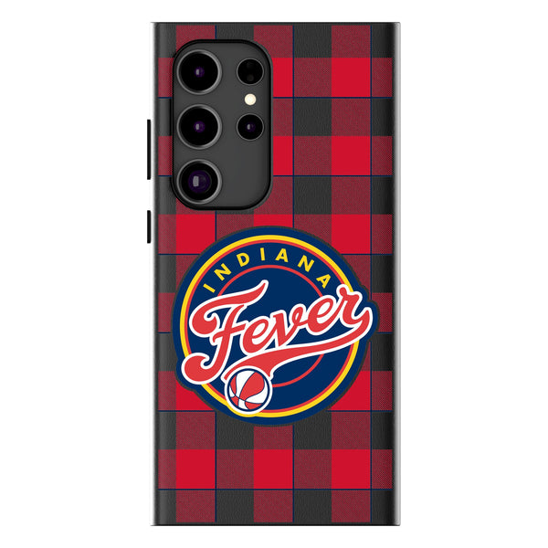 Indiana Fever Plaid Galaxy MagSafe Compatible Phone Case