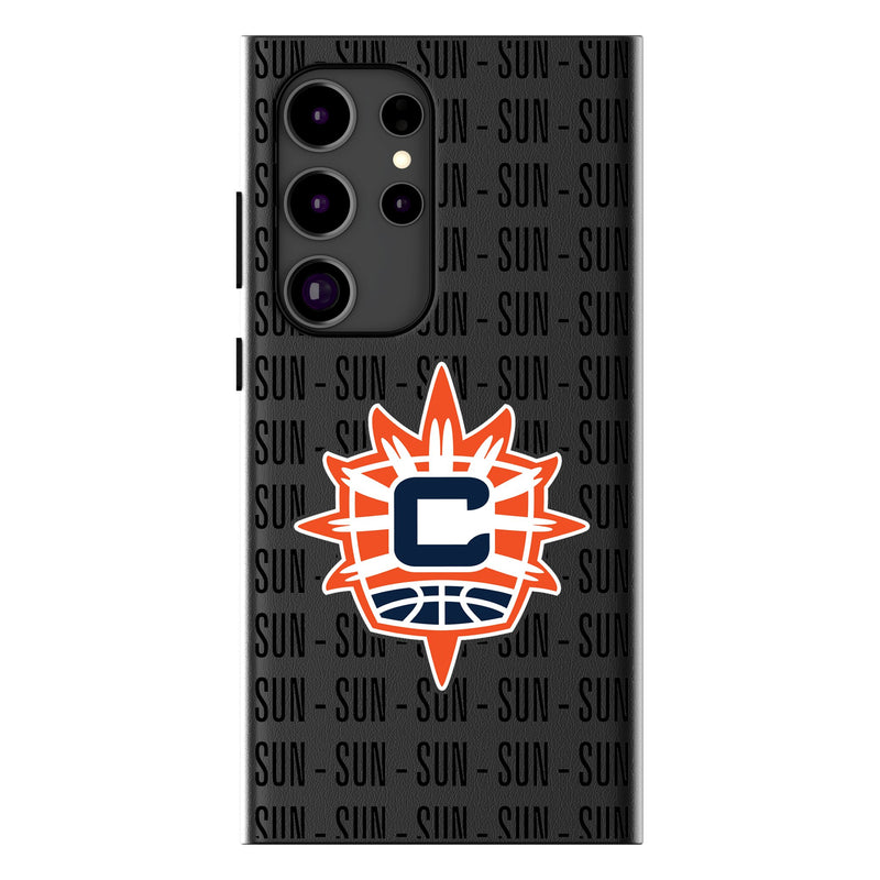 Connecticut Sun Text Backdrop Galaxy MagSafe Compatible Phone Case