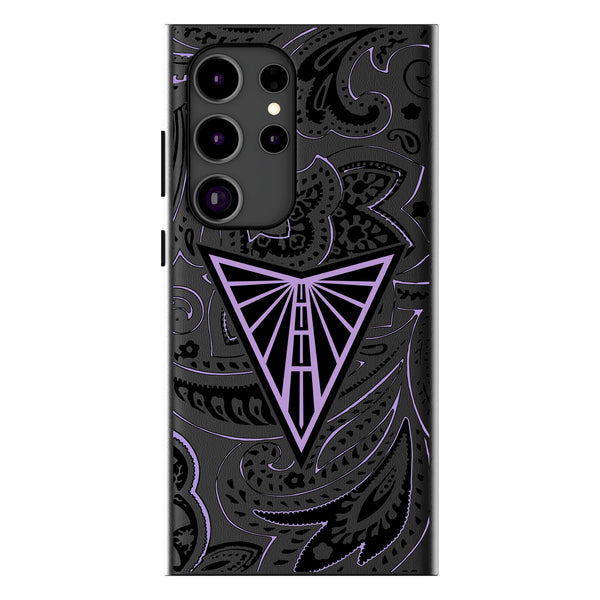 Golden State Valkyries Paisley Galaxy MagSafe Compatible Phone Case for Samsung Galaxy