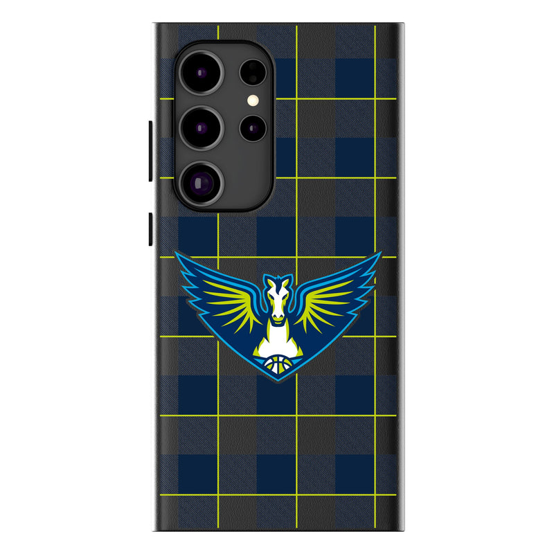 Dallas Wings Plaid Galaxy MagSafe Compatible Phone Case