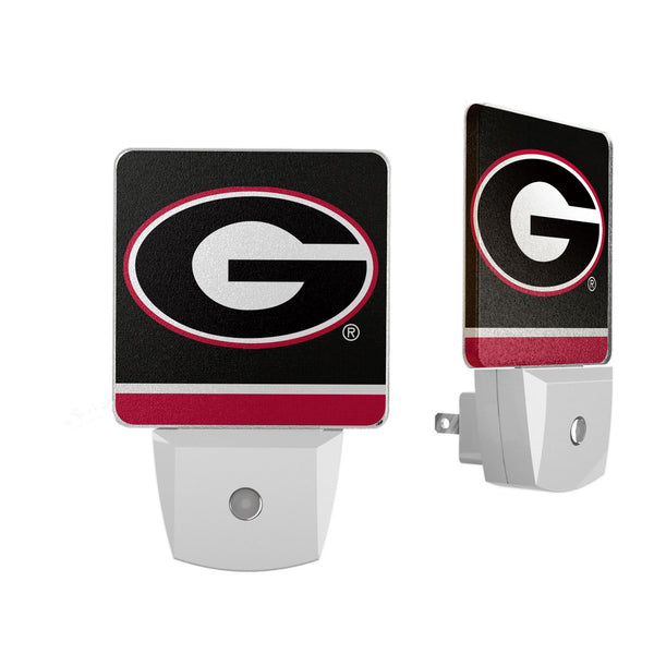 University of Georgia Bulldogs Stripe Night Light 2-Pack