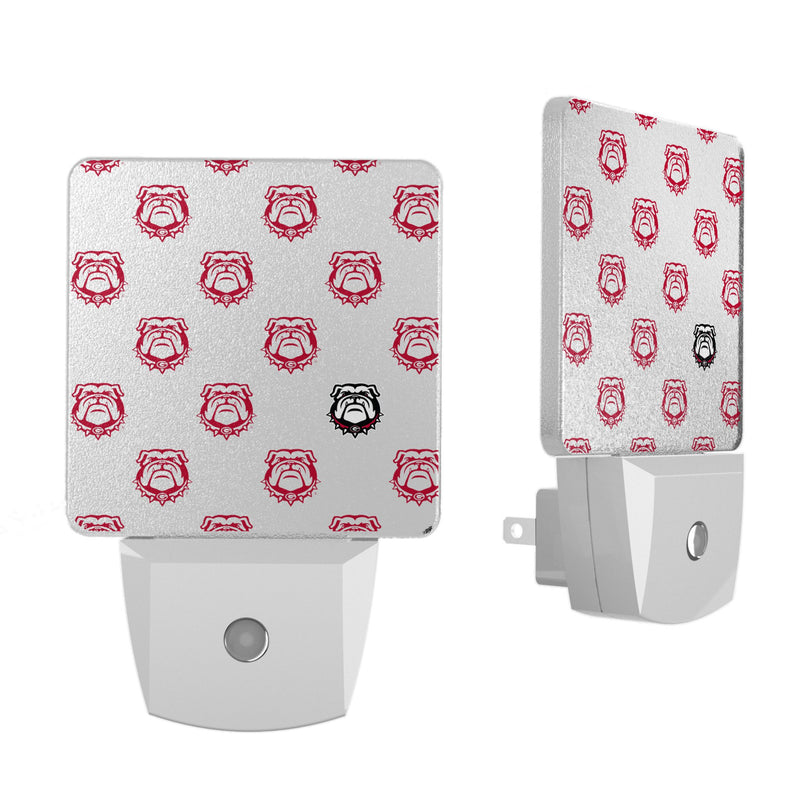 University of Georgia Bulldogs Uga Fashion Pattern Night Light 2-Pack