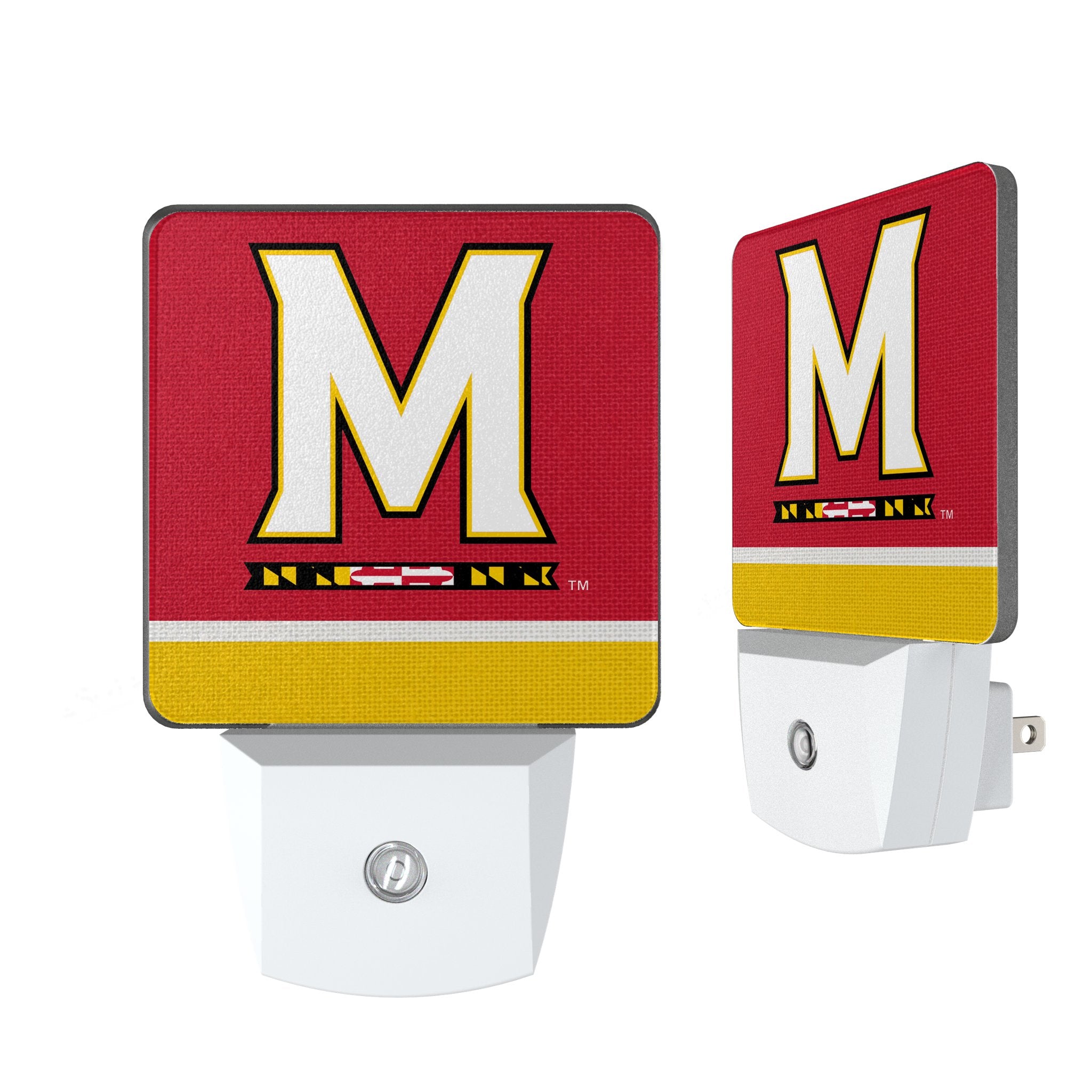 University of Maryland Terrapins Stripe Night Light 2-Pack