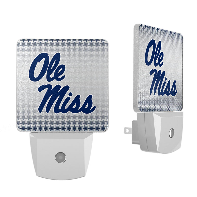 University of Mississippi Rebels Linen Night Light 2-Pack