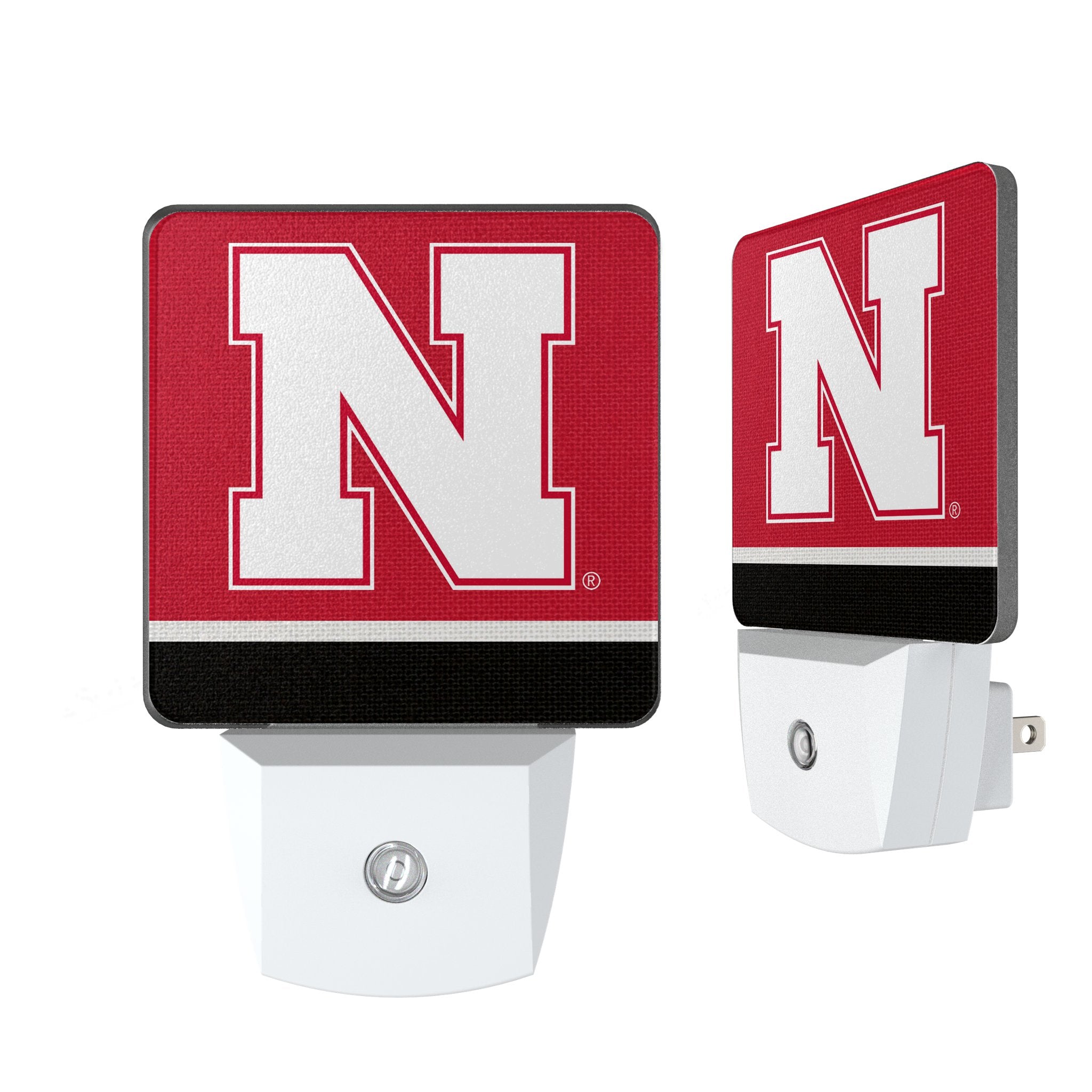 University of Nebraska Huskers Block N Stripe Night Light 2-Pack