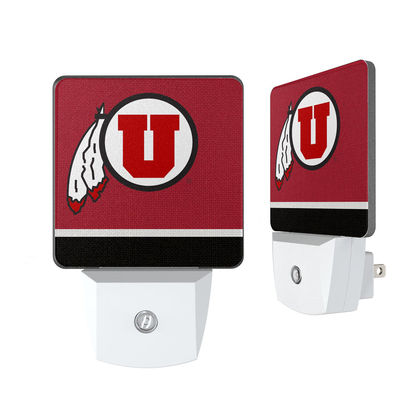 University of Utah Utes Stripe Night Light 2-Pack