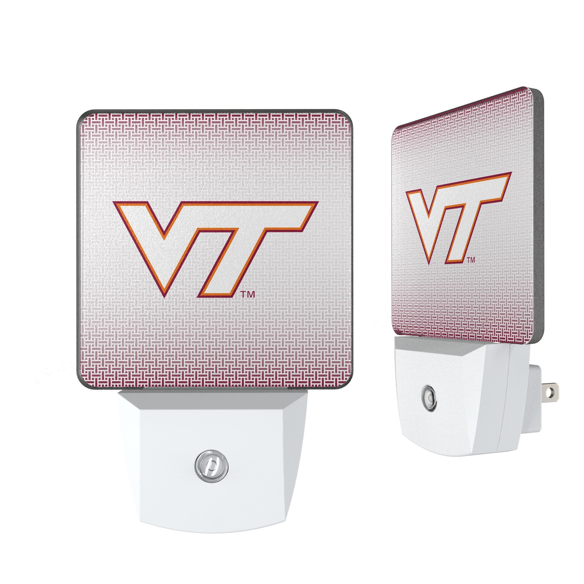 Virginia Tech Hokies Linen Night Light 2-Pack